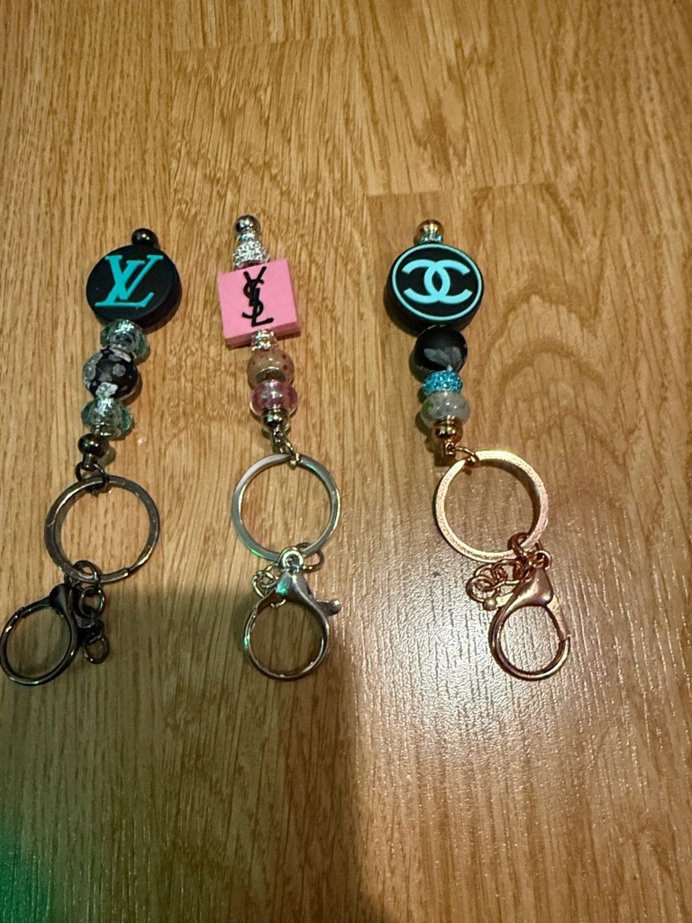 ✨ HANDMADE • ONE-OF-A-KIND • ARTISAN BEADED KEYCHAINS ✨